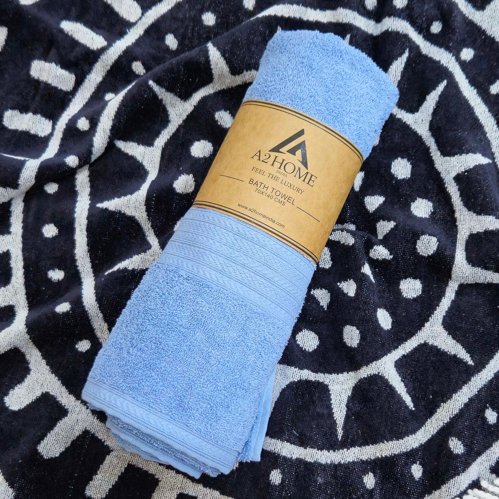 Ultra Soft Blue Bath towel