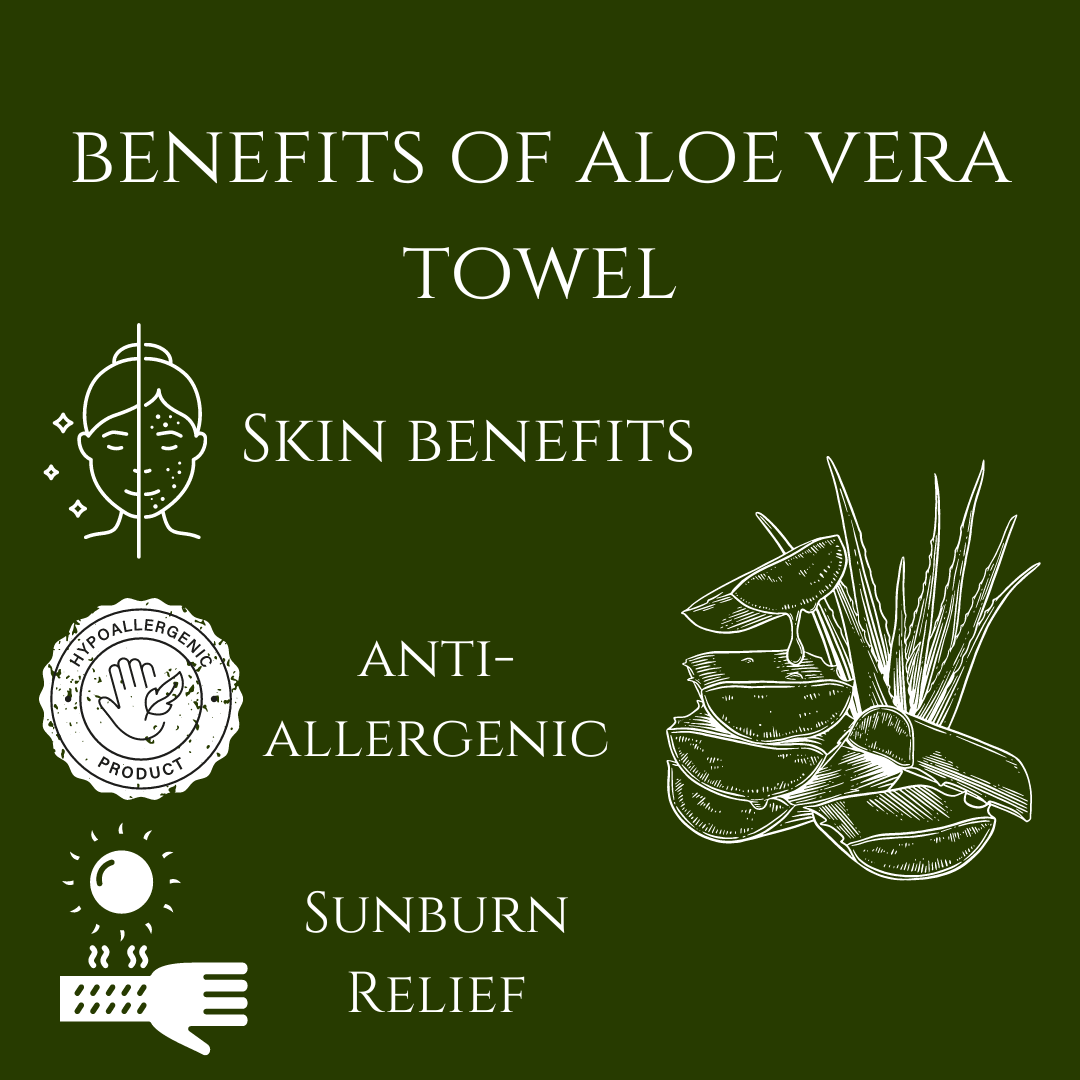 Aloe Plush: Soft Aloe Vera Infused Bath Towels