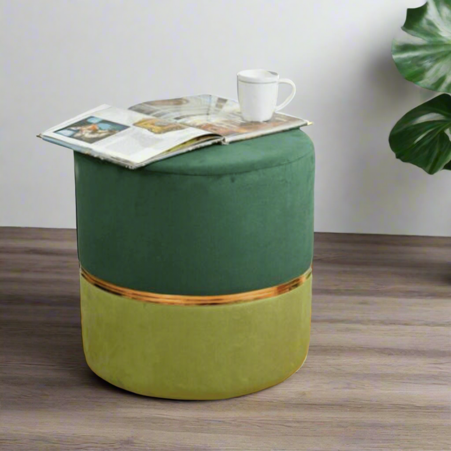 Mid-Ring Pouf & Ottoman